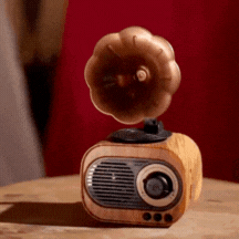 Vintage Gramophone Bluetooth Speaker