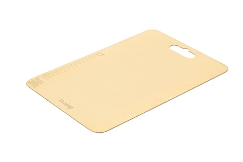 Clazkit Stainless Steel Chopping Board Vegetable,Fruit Cutting, Kneeding, Cake Prep, Heavy Duty Chopping-Board (Size 31.8CM X 21CM) - Gold