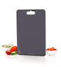 Clazkit Stainless Steel Chopping Board Vegetable,Fruit Cutting, Kneeding, Cake Prep, Heavy Duty Chopping-Board (Size 31.8CM X 21CM) - Black