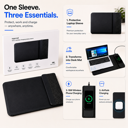 Bigsmall Power Pad Pro Sleeve (3 in 1)