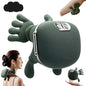 Bionic Heated Massager, Wireless Portable Shiatsu Neck and Back Massager, Electric Deep Tissue 4D Kneading Massage Simulated Human Hand Design for Pain Relief and Muscle Relax Massager - Green-1