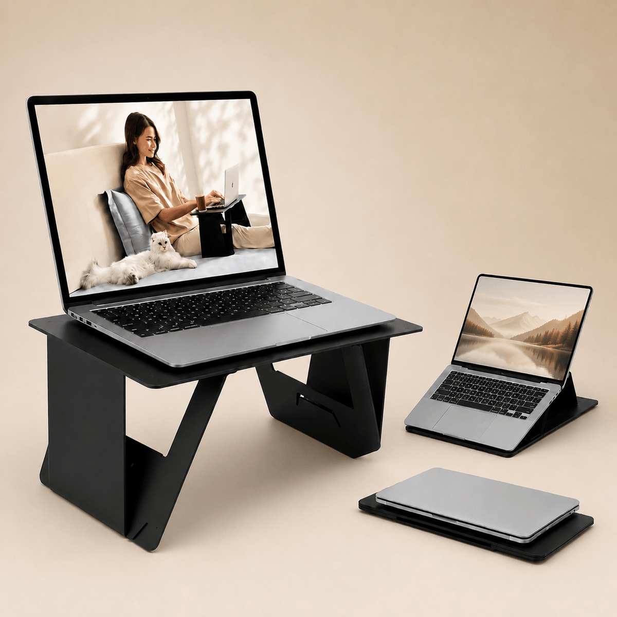 FlexFold Desk - Foldable Laptop Desk