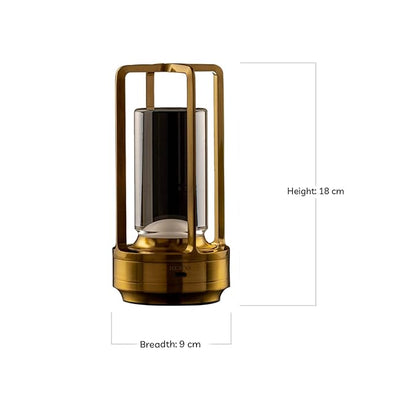 Rosha Lumos Wireless Plastic & Acrylic LED Table Lamps | Upto 8-10 Hrs 1800 mAh Rechargeable Batteries