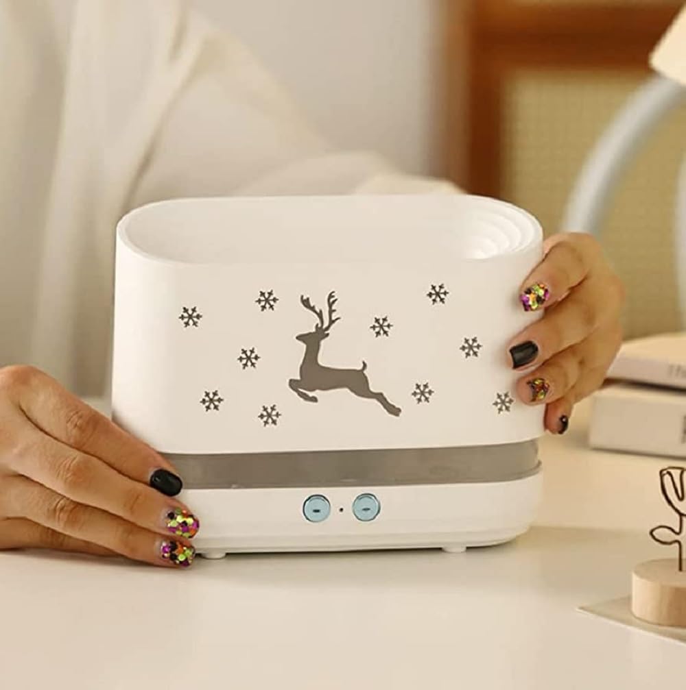 Cool‑Mist Aroma Diffuser | Quiet Humidifier with LED Mood Lights | Aromatherapy Air Freshener for Home