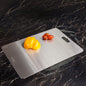 Clazkit Stainless Steel Chopping Board Vegetable,Fruit Cutting, Kneeding, Cake Prep, Heavy Duty Chopping-Board (Size 31.8CM X 21CM) - Silver