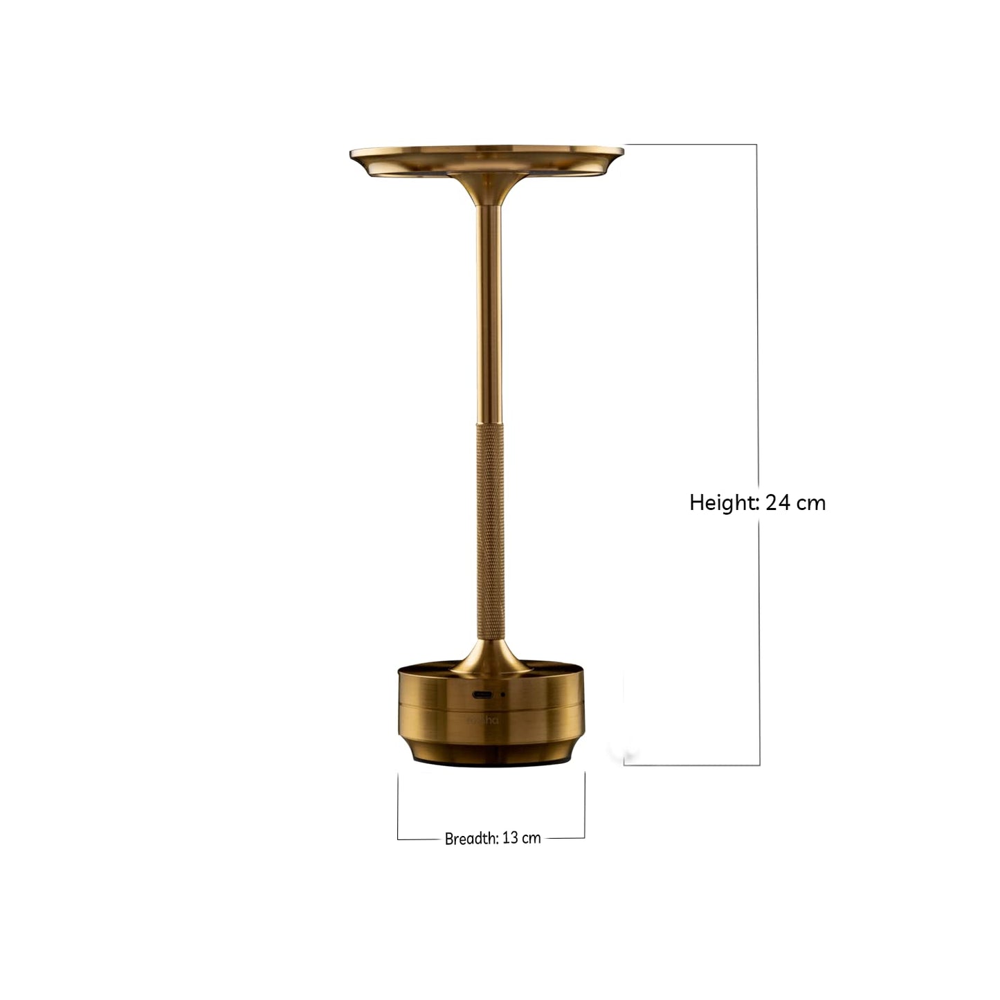 Wireless Aluminium LED Table Lamps with Modern Cool Lighting | Upto 13-14 Hrs 2500 mAh Rechargeable Batteries | Touch Dimmer Control