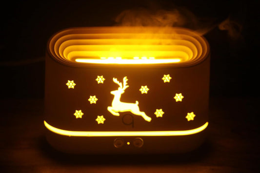 Cool‑Mist Aroma Diffuser | Quiet Humidifier with LED Mood Lights | Aromatherapy Air Freshener for Home