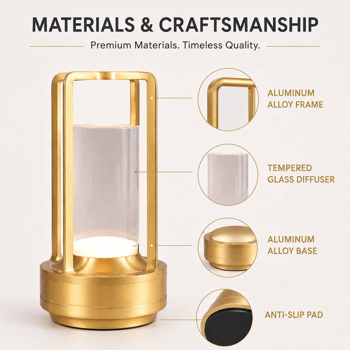 Crystal Touch Lamp
