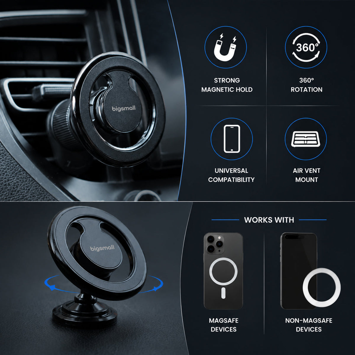 Magsafe 2 in 1 Car Phone Holder