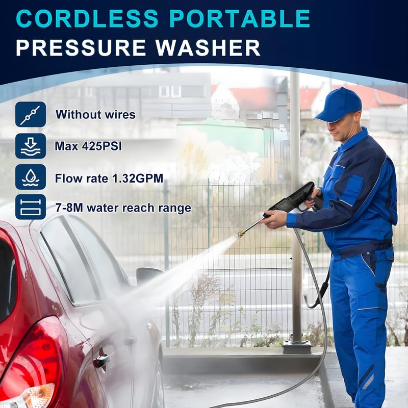 High Pressure Washer 48V (Double Battery)