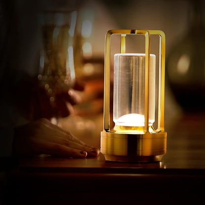Rosha Lumos Wireless Plastic & Acrylic LED Table Lamps | Upto 8-10 Hrs 1800 mAh Rechargeable Batteries
