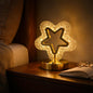 Star Crystal Night Lamp | 3 Level Brightness | Soft Glow LED Table Light for Home