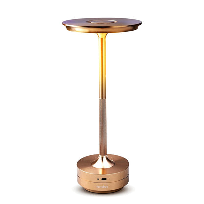 Wireless Aluminium LED Table Lamps with Modern Cool Lighting | Upto 13-14 Hrs 2500 mAh Rechargeable Batteries | Touch Dimmer Control