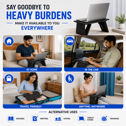 FlexFold Desk - Foldable Laptop Desk