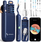 SELLASTIC Ear Cleaner Tool Kit, Ear Wax Removal with HD Camera & WiFi Connection, Flexible Otoscope Camera Light for iOS & Android, Safe Ear Cleaning for Adults & Baby - 1 Year Warranty