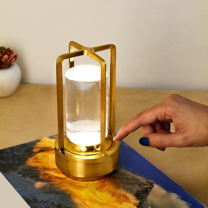Rosha Lumos Wireless Plastic & Acrylic LED Table Lamps | Upto 8-10 Hrs 1800 mAh Rechargeable Batteries