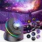 Galaxy Projector – 13 Replaceable Discs | 4K HD Star Light Projector with Dynamic Meteors, 360° Rotation,