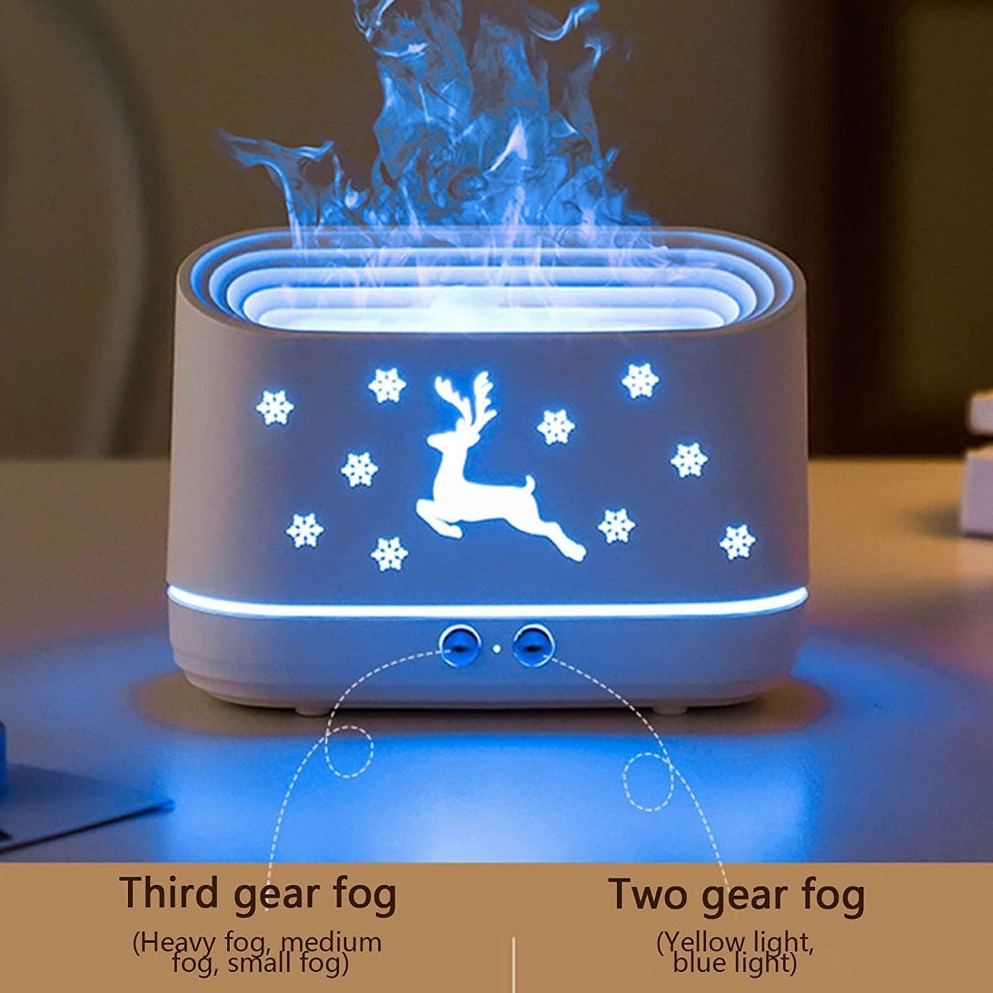 Cool‑Mist Aroma Diffuser | Quiet Humidifier with LED Mood Lights | Aromatherapy Air Freshener for Home