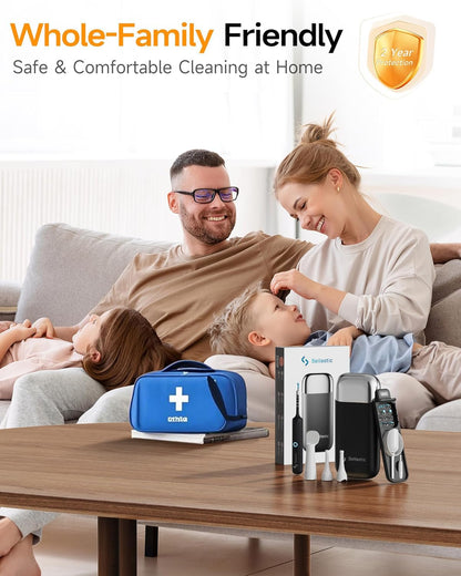 SELLASTIC Ear Cleaner Tool Kit, Ear Wax Removal with HD Camera & WiFi Connection, Flexible Otoscope Camera Light for iOS & Android, Safe Ear Cleaning for Adults & Baby - 1 Year Warranty