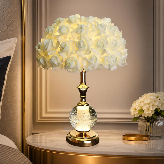 Furrlamp Modern LED Table Lamp with Marble for Study Table| Living Room| Bedside Desk| Home Décor| Nightstand & Office Lamp + E27 3 Color...