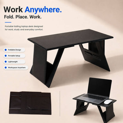 FlexFold Desk - Foldable Laptop Desk