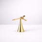 Metallic Desk Balancing Bird