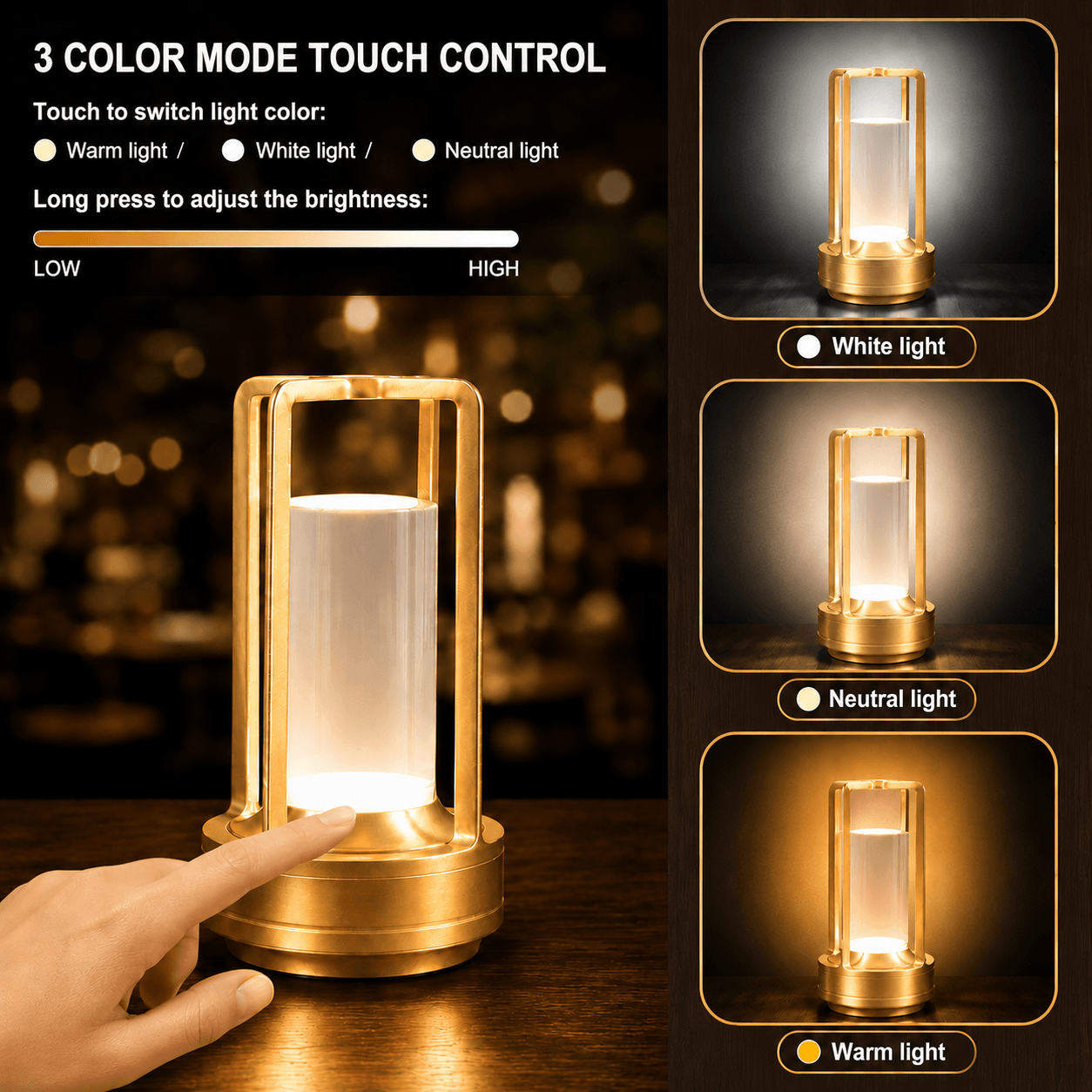 Crystal Touch Lamp