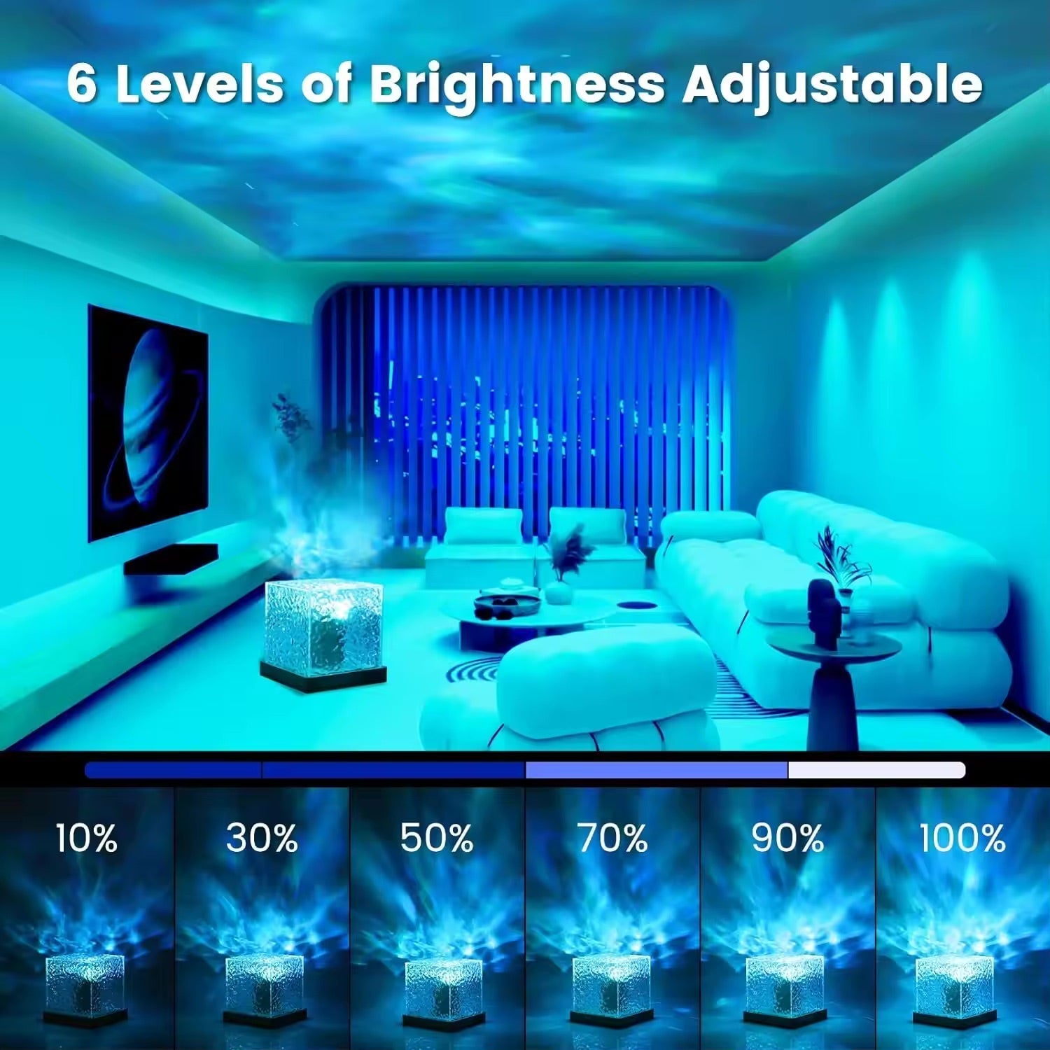 Ocean Aura Lamp with Remote