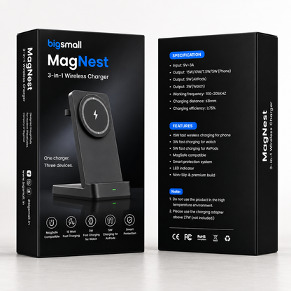 MagNest 3-in-1 Wireless Charger