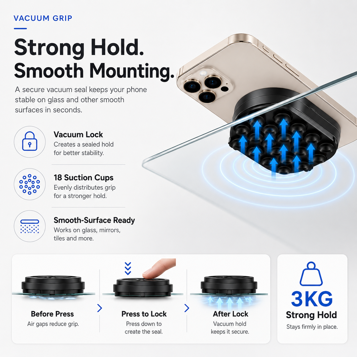 MagSnap Grip Phone Holder